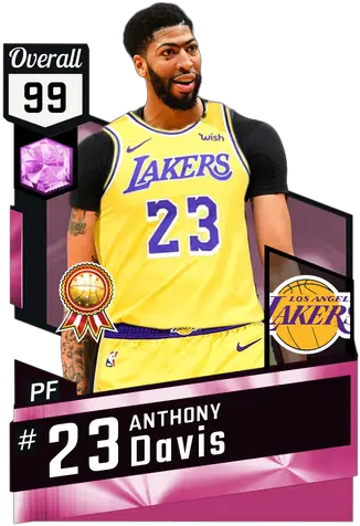  Anthony Davis Nba 2k17 Custom Card 2kmtcentral Dwight Howard 2k Card Png Anthony Davis Png