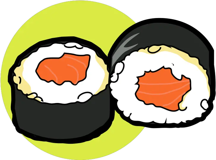  Sushi Roll Social Video Clipart Full Size Clipart California Roll Png Sushi Roll Png