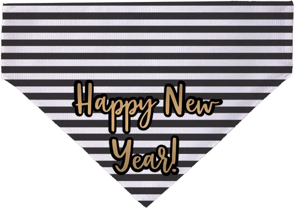  Happy New Year Pet Scarf Horizontal Png Happy New Year Logo