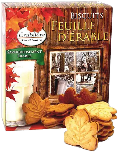  Biscuits Feuille Du0027érable Érablière Du Moulin Galletas De Sirope De Arce Png Canada Leaf Png