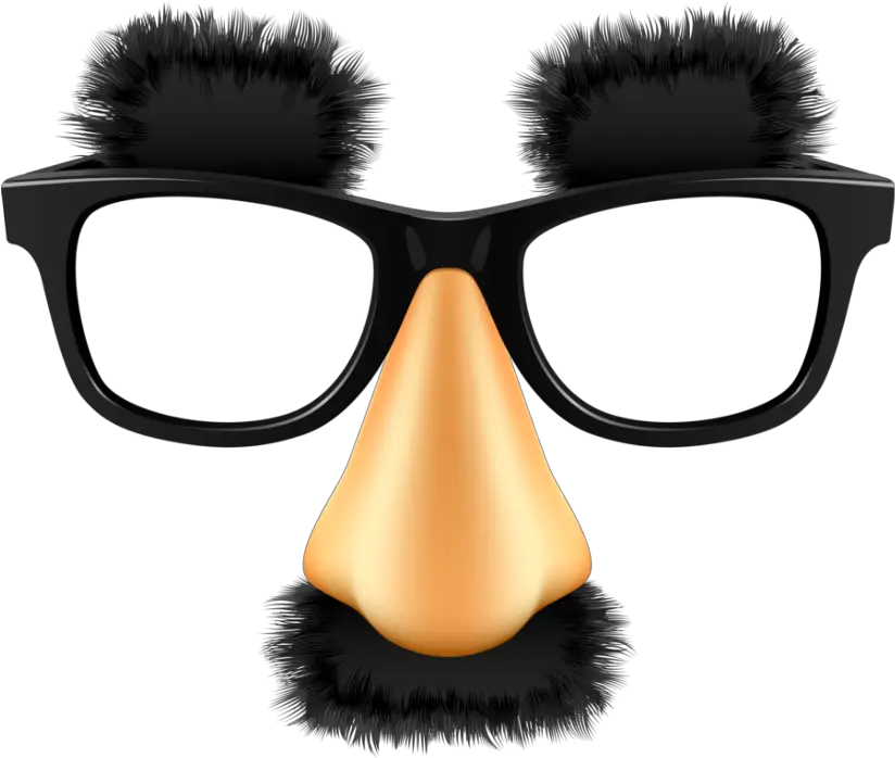  Download Mustache Glasses Nose Mask Funny Groucho Marx Mustache Glasses Png Hitler Mustache Png