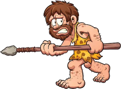  Caveman Clipart Cave Man Transparent Free Caveman With A Spear Png Caveman Png