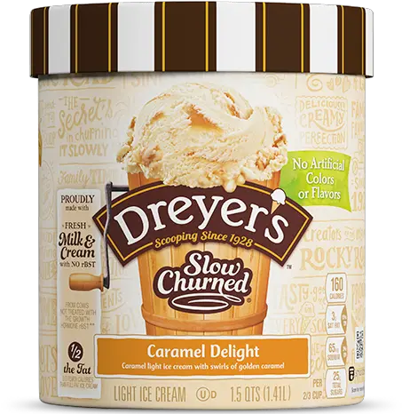  Caramel Delight Butter Pecan Ice Cream Png 5 Stars Transparent