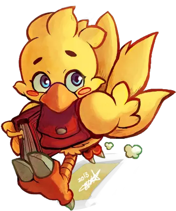  Animated Chocobo Png Transparent Images Fictional Character Chocobo Png