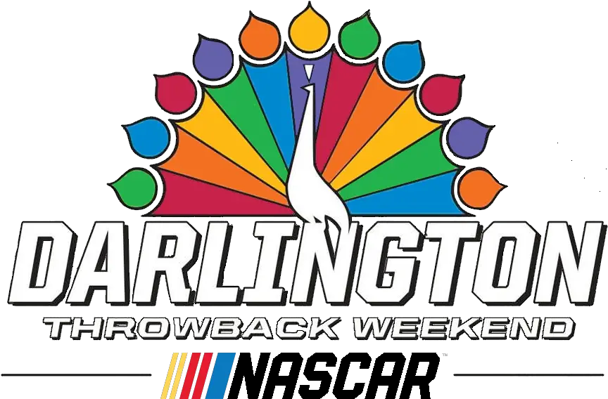  Nbc Sports Celebrates Nascar Throwback Weekend Nbc Darlington Throwback Png Nascar Logo Png