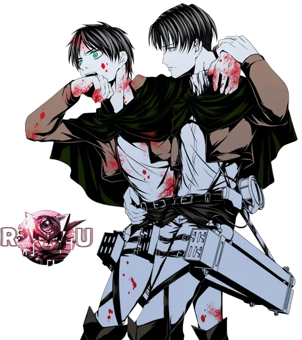  Shingeki No Kyojin Eren Jaeger Levi Rivaille Render Shingeki No Kyojin Png Eren Jaeger Transparent