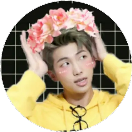  Namjoon Rm Bts Kpop Icon Freetoedit Sticker By Dividoox Aesthetic Namjoon Pastel Yellow Png Bts Icon