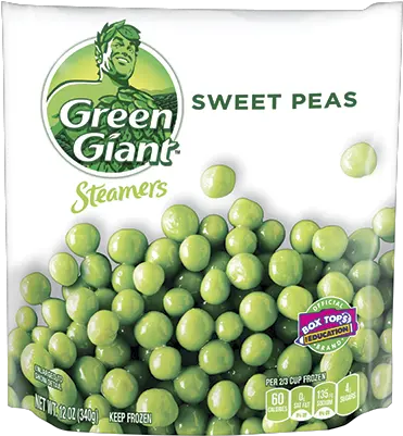  Green Giantvalleyfreshsteamerssweetpeas12ozbagpng Green Giant Frozen Peas Bag Png