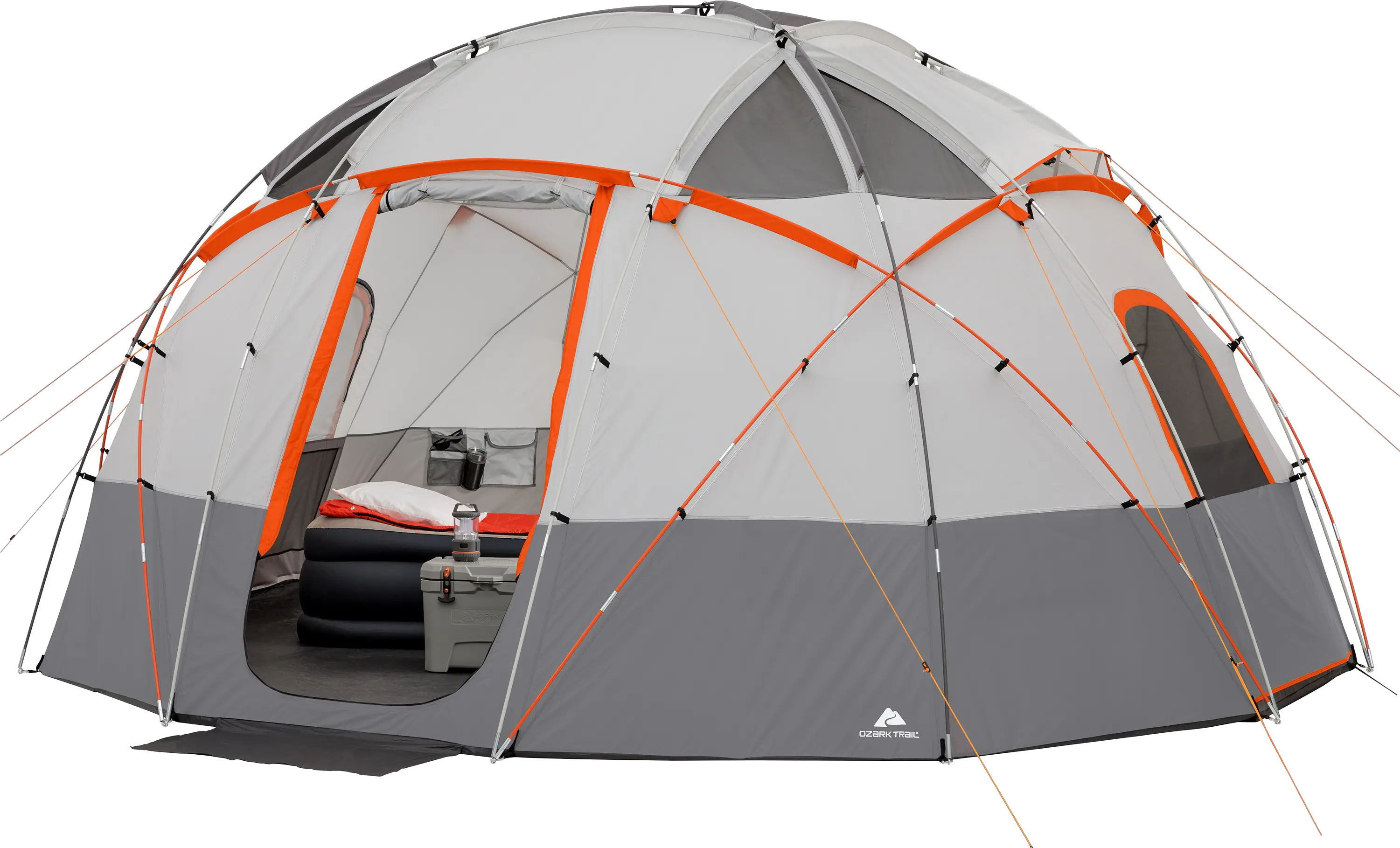  Camp Tent Png Image Transparent Ozark Trail 12 Person Base Camp Tent Tent Png