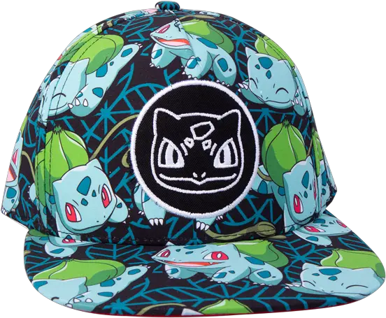  Backwards Snapback Png Apparel Pokemon Cap Bulbasaur For Teen Bulbasaur Png