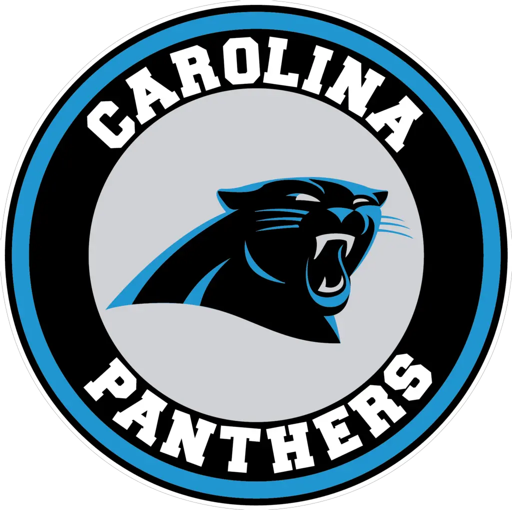  Fan Apparel U0026 Souvenirs Sticker 5 Sizes Carolina Panthers Png Logo Images