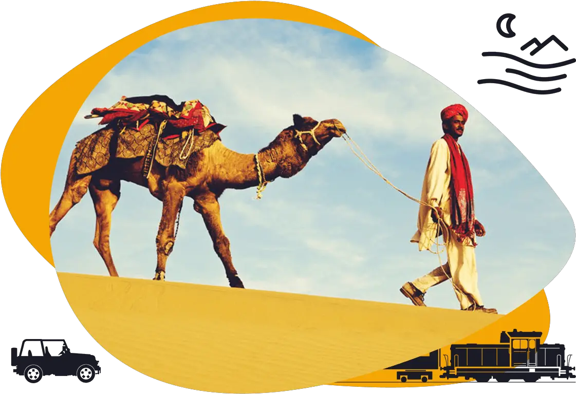  Download Request A Callback Man Walking With Camel Png Desert Camel Carrying Load Camel Png