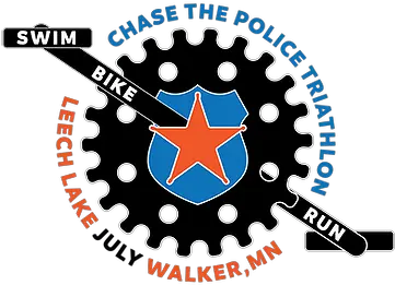  Chase The Police Triathlon Dot Png Swim Bike Run Logo