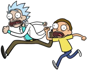  Brain Vomit U2014 Holy Crap Morty Run For Your Life Rick And Morty Running Png Morty Png