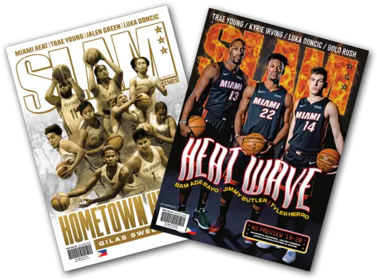  Slam Ph Issue 225 Miami Heat U0026 Gilas Pilipinas Covers Poster Png Miami Heat Logo Png
