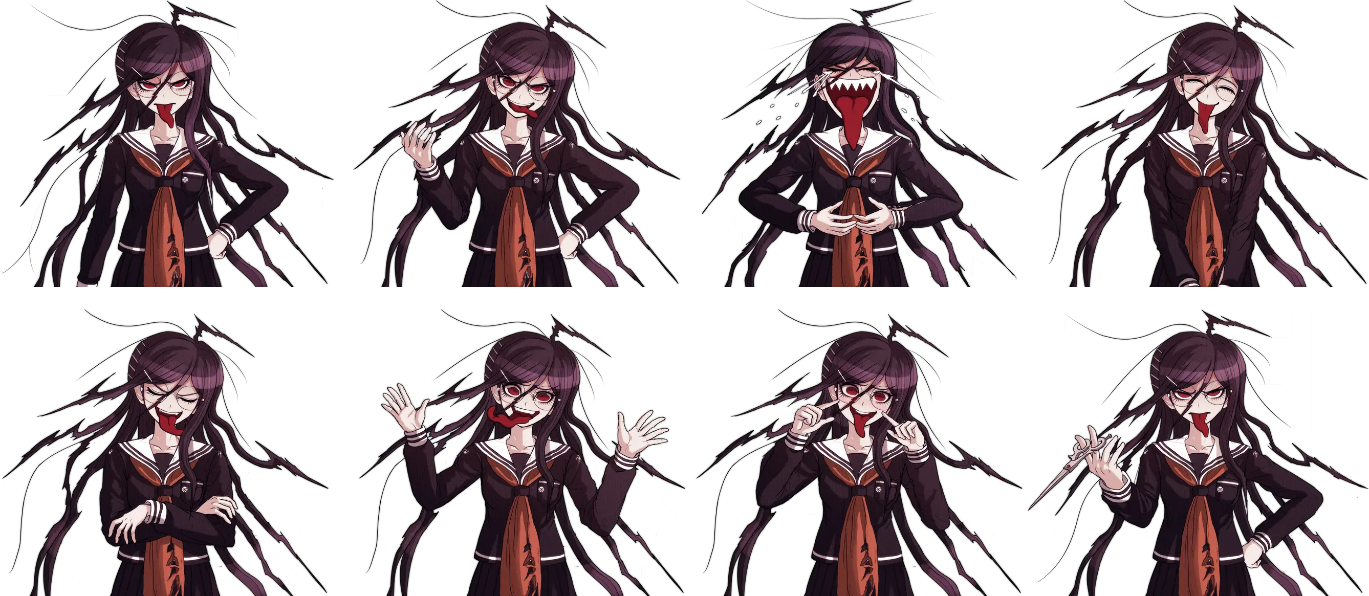  Playstation Vita Danganronpa Another Episode Ultra Touko Fukawa Genocider Syo Sprites Png Toko Fukawa Icon