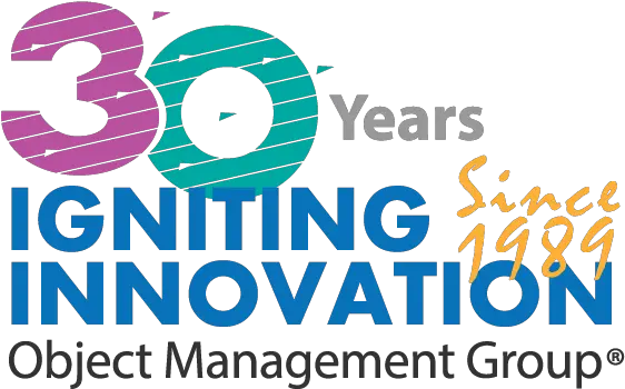  Omg 30th Object Management Group Graphic Design Png Omg Png