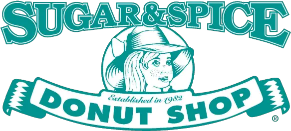  Donut Shop Sugar And Spice Louisville Png Donut Logo