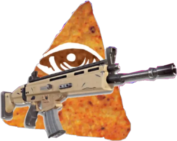  Dorito Sticker By Stanhd Assault Rifle Png Dorito Transparent