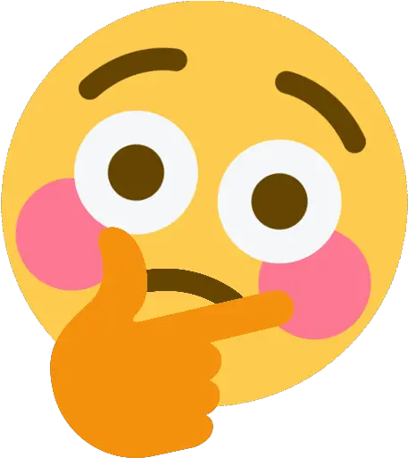  Blushing Thinking Emoji Gif Transparent Png Blush Emoji Png