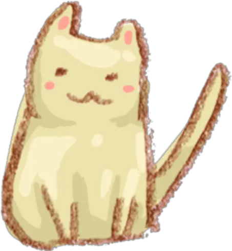  Nekyou Scanlation Land Of Nekos Cat Crayon Drawing Png Retro Anime Icon