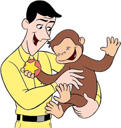  Curious George Clip Art Man In The Yellow Hat And Curious George Png Curious George Png