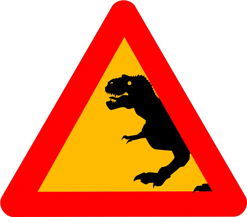  Funny Warning Tyrannosaurus Png Warning Png