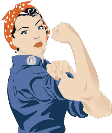  Rosie The Riveter Wall Sticker Banner Labor Day Clipart Png Rosie The Riveter Icon