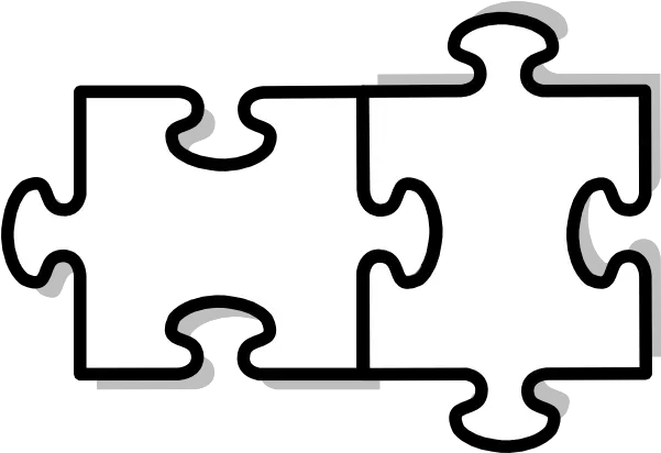  Puzzle Pieces Drawing Free Download 2 Puzzle Piece Template Png Puzzle Piece Png