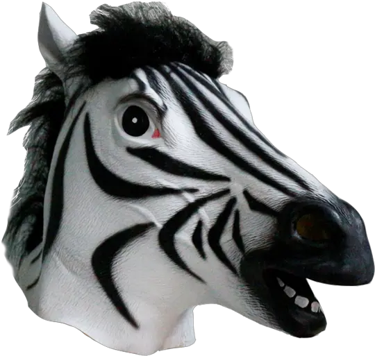  Zebra Mask Zebra Masker Png Horse Mask Png