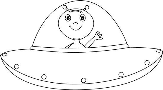  Library Of Black Ufo Clipart Royalty Free Stock Png Files Clip Art Black And White Alien Ufo Png