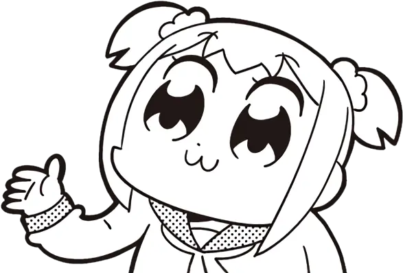  Pop Transparent Team Epic Picture 1153349 Pop Team Epic Popuko Manga Png Epic Face Transparent