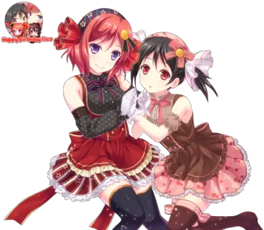  Maki X Nico Render Tumblr Maki X Nico Render Png Nico Yazawa Png