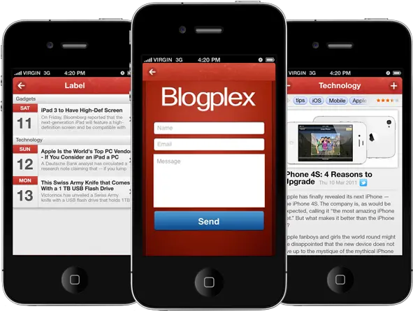  Blogplex Technology Applications Png Iphone Template Png