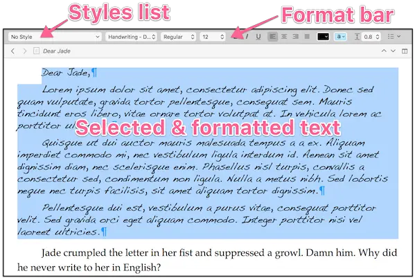  Using Styles In Scrivener 3 Technology Applications Png Superman Logo Fonts