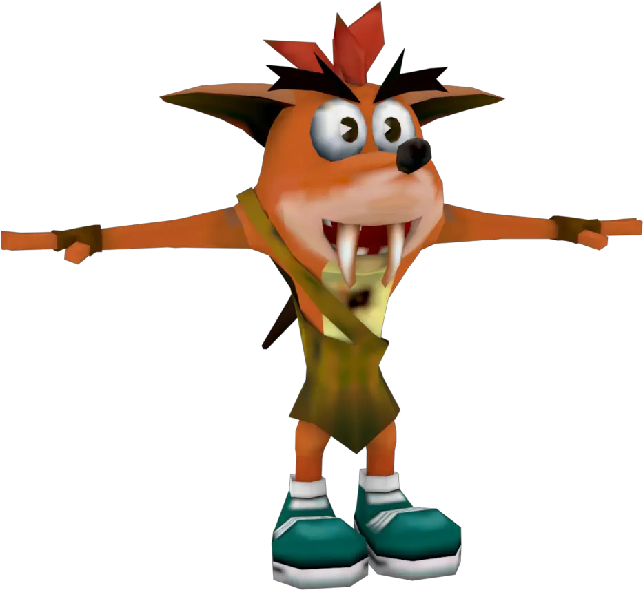  Crash Tag Team Racing Japanese Cave Crash Tag Team Racing Model Png Crash Bandicoot Woah Png