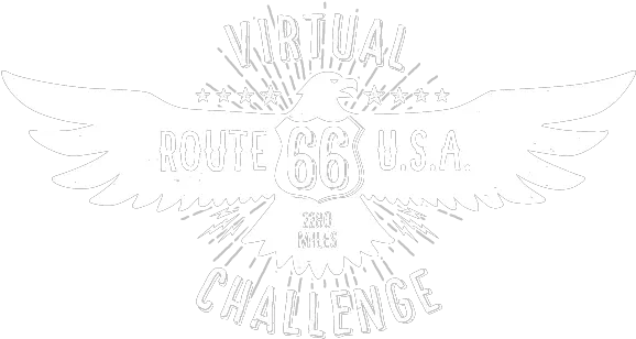  Download Hd Route 66 Virtual Fitness Challenge Logo Emblem Language Png Route 66 Logo