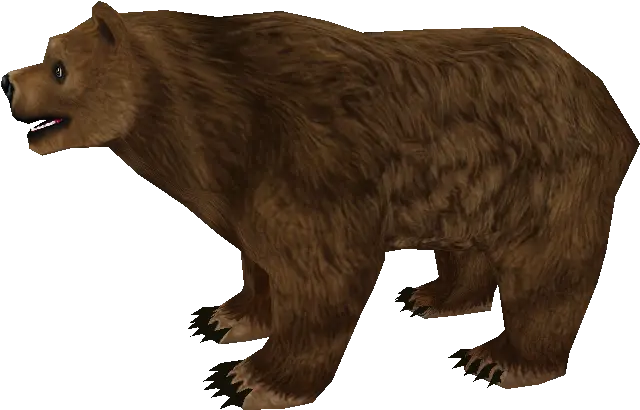  Pc Computer Zoo Tycoon 2 Grizzly Bear Male The Zoo Tycoon 2 Bear Png Grizzly Bear Png