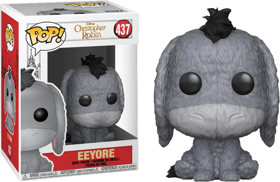  Christopher Robin Eeyore Pop Vinyl Figure Funko Pop Christopher Robin Png Eeyore Transparent