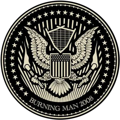  American Dream Eagle Seal Of The United States Png Burning Man Logo