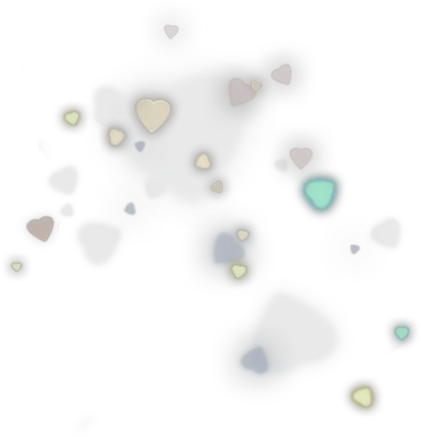  Light Glow Png Ftestickers Effect Light Hearts Glow Heart Glow Png