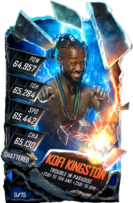  Kofi Kingston Png Kofikingston S5 24 Shattered Shattered Wwe Supercard Undertaker Png Jeff Hardy Png