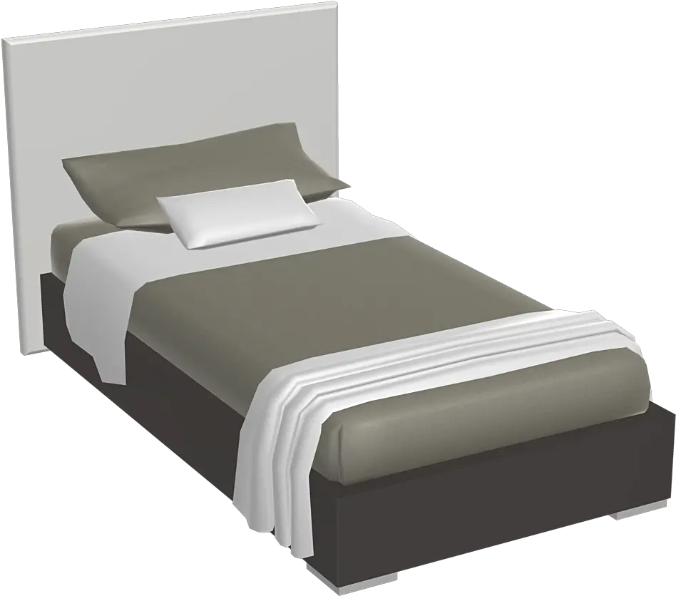  Single Bed Png 2 Image 3d Single Bed Free Bed Transparent Background