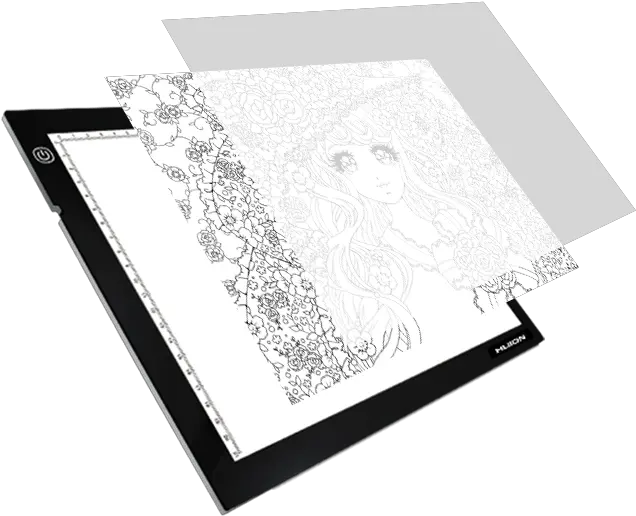  Led Light Pad For Tracing U0026 Drawing Huion Transparent Tracing Paper In Architecture Drawing Png Fountain Pencomputer Icon