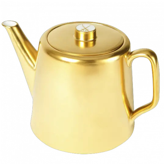  Meissen Cosmopolitan Gold Teapot Png Pot Of Gold Png