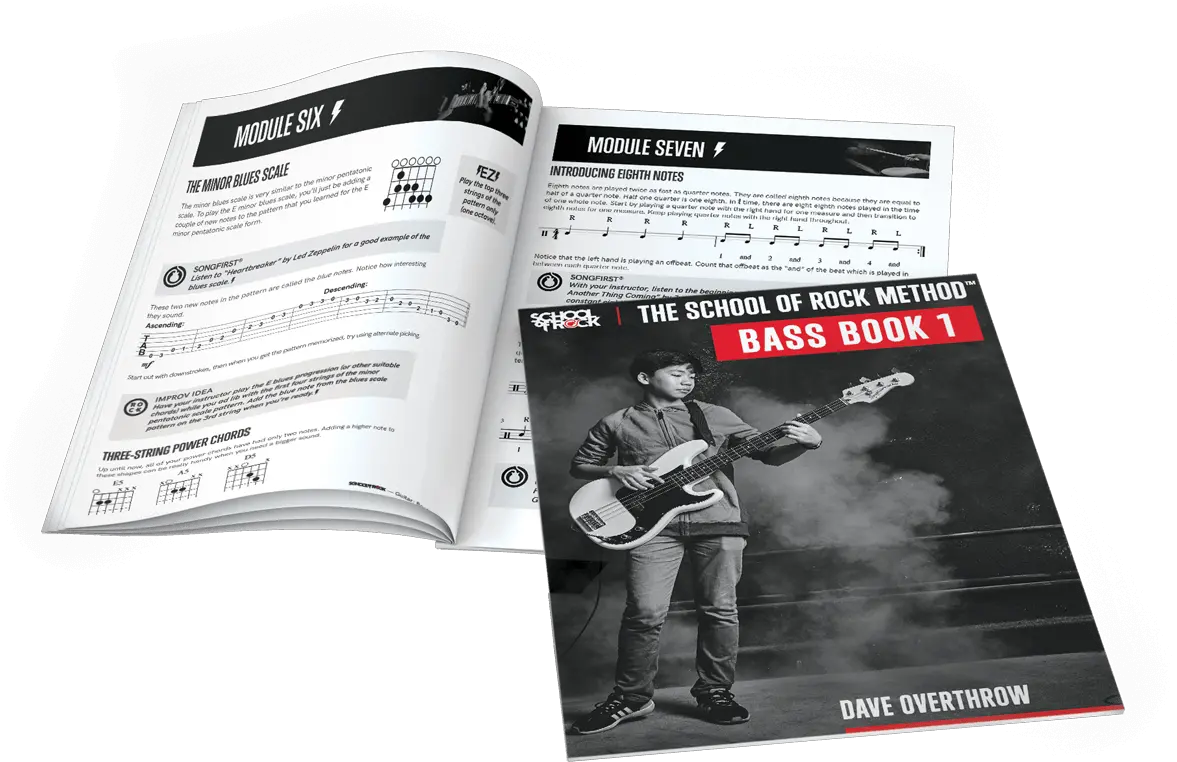  School Of Rock Method Books Are Here School Of Rock Method Books Png Quarter Note Png