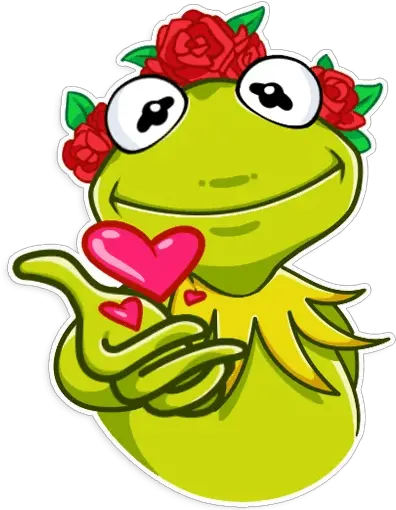  Kermit The Frog Telegram Sticker Kermit Sticker Telegram Png Kermit Png