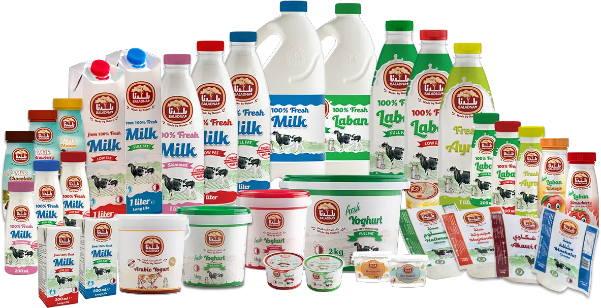  Baladna Food Industries Plastic Bottle Full Size Png Baladna Qatar Milk Bottle Png