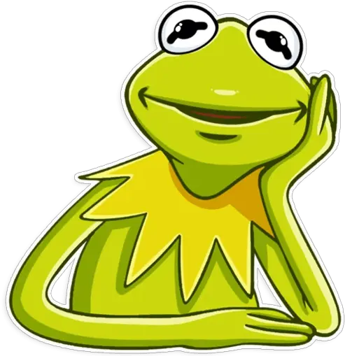  Kermit The Frog Telegram Sticker Kermit The Frog Animated Png Kermit Png