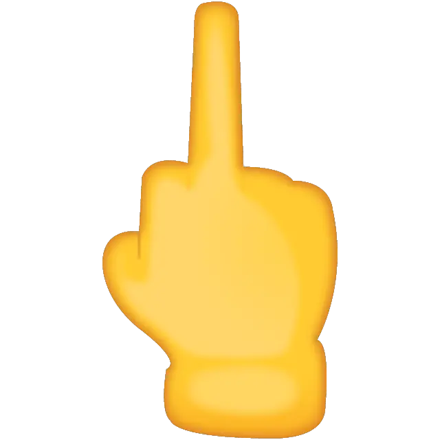  Download Middle Finger Emoji Apple Middle Finger Emoji Png Finger Emoji Png